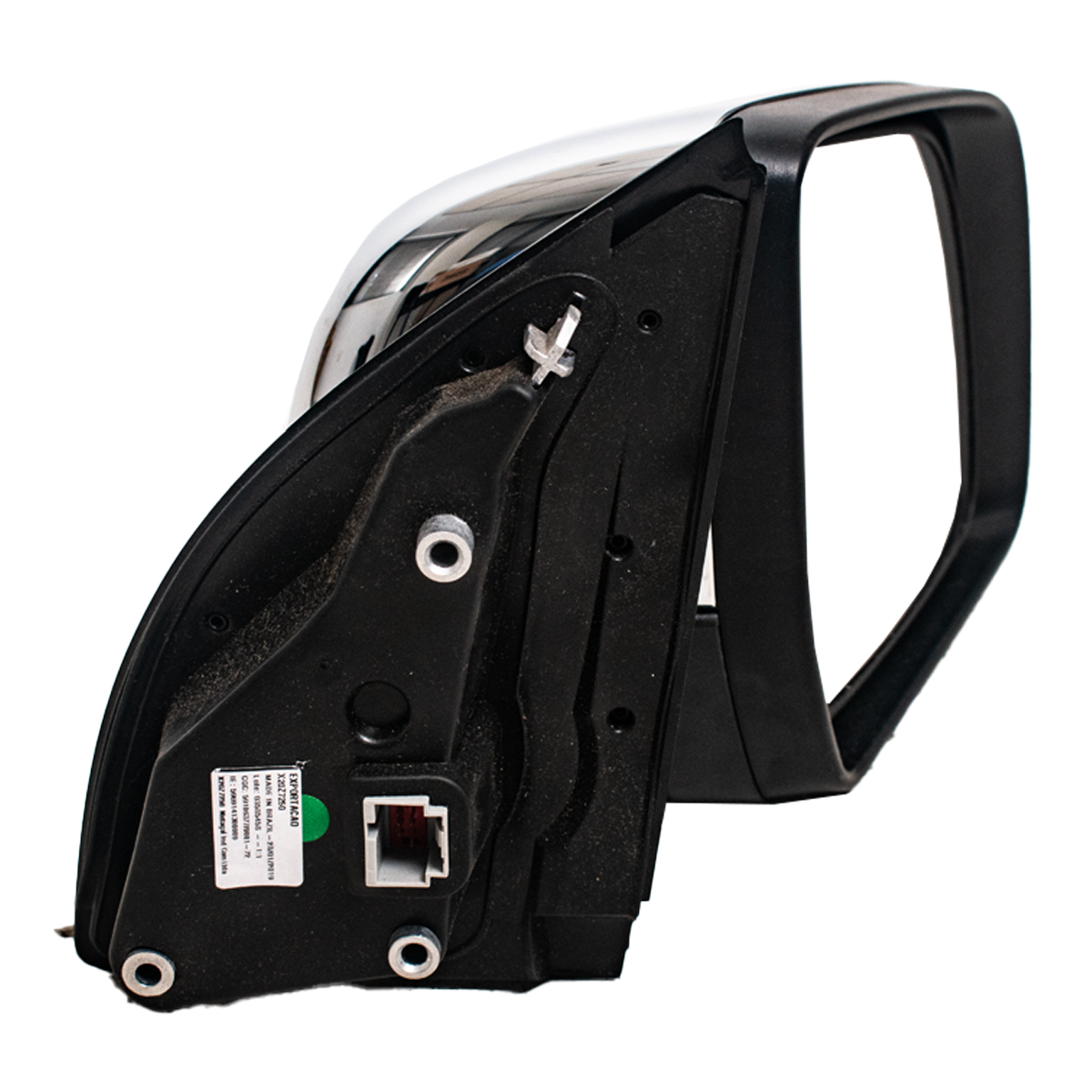 Espejos Ranger 2013-2023 Eléctrico cromado con Luz Rebatible derecho