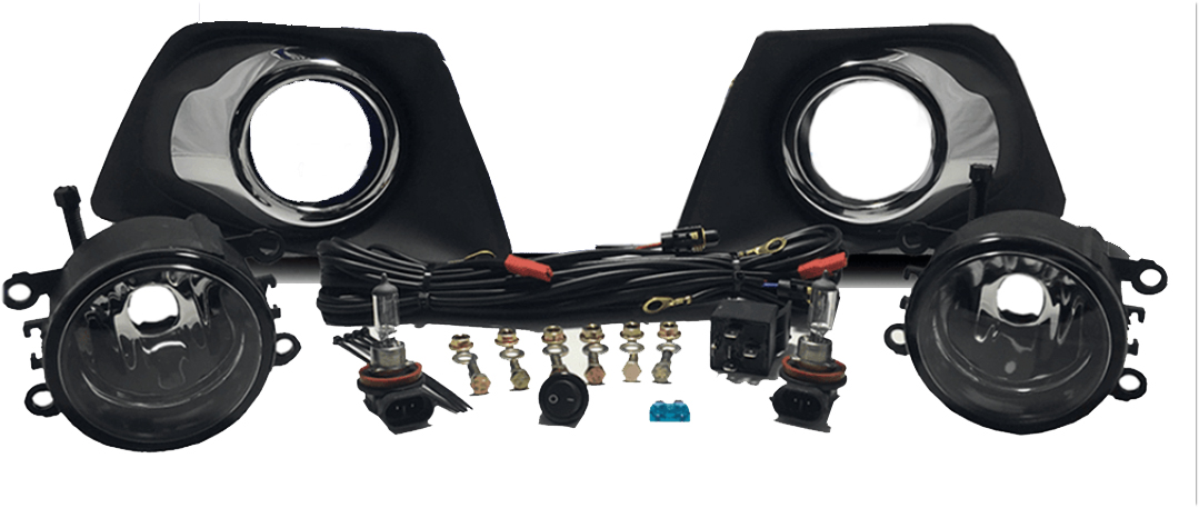 Faro Auxiliares Ecosport Kinetic 2013-2017 Kit Completo con Rejilla cromada