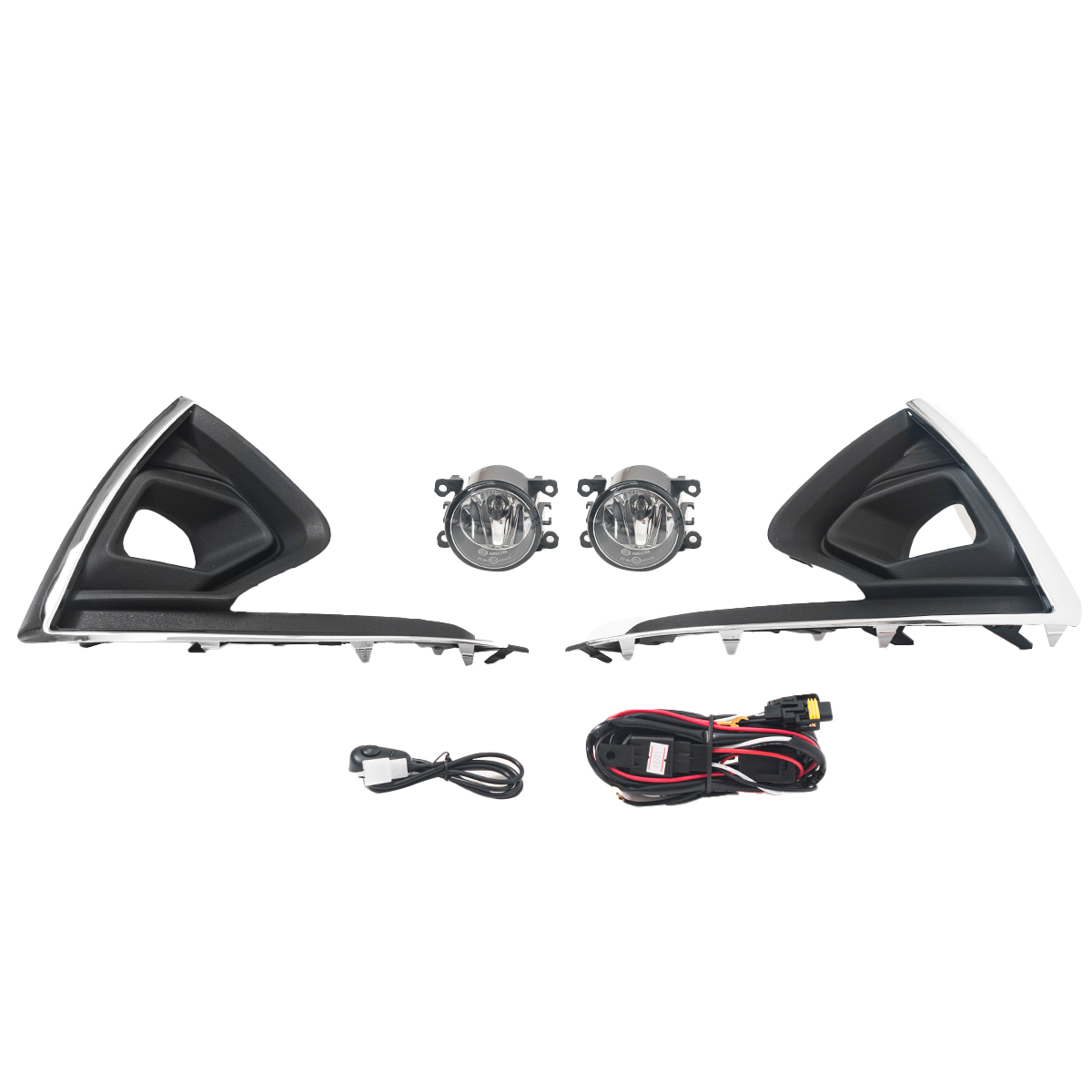 Faro Auxiliares Fiesta Kinetic Desde 2018 Kit Completo con Viras cromadas