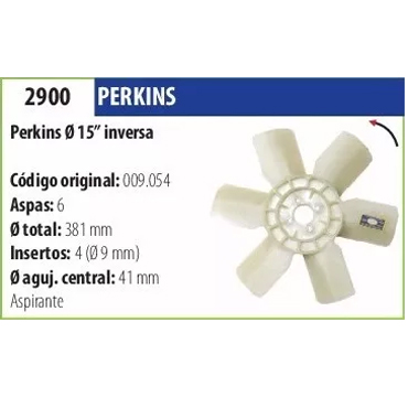 Paletas Perkins Inversa 2900