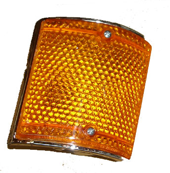 Faro 128 M / V delantero Base cromada derecho