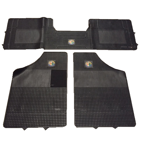 Cubre Alfombras de Goma Alfa Romeo Habitaculo Universal 3 Piezas