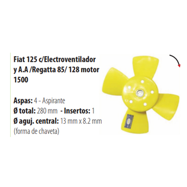 Paletas 125 con Electro y Aire Acondicionado 2123