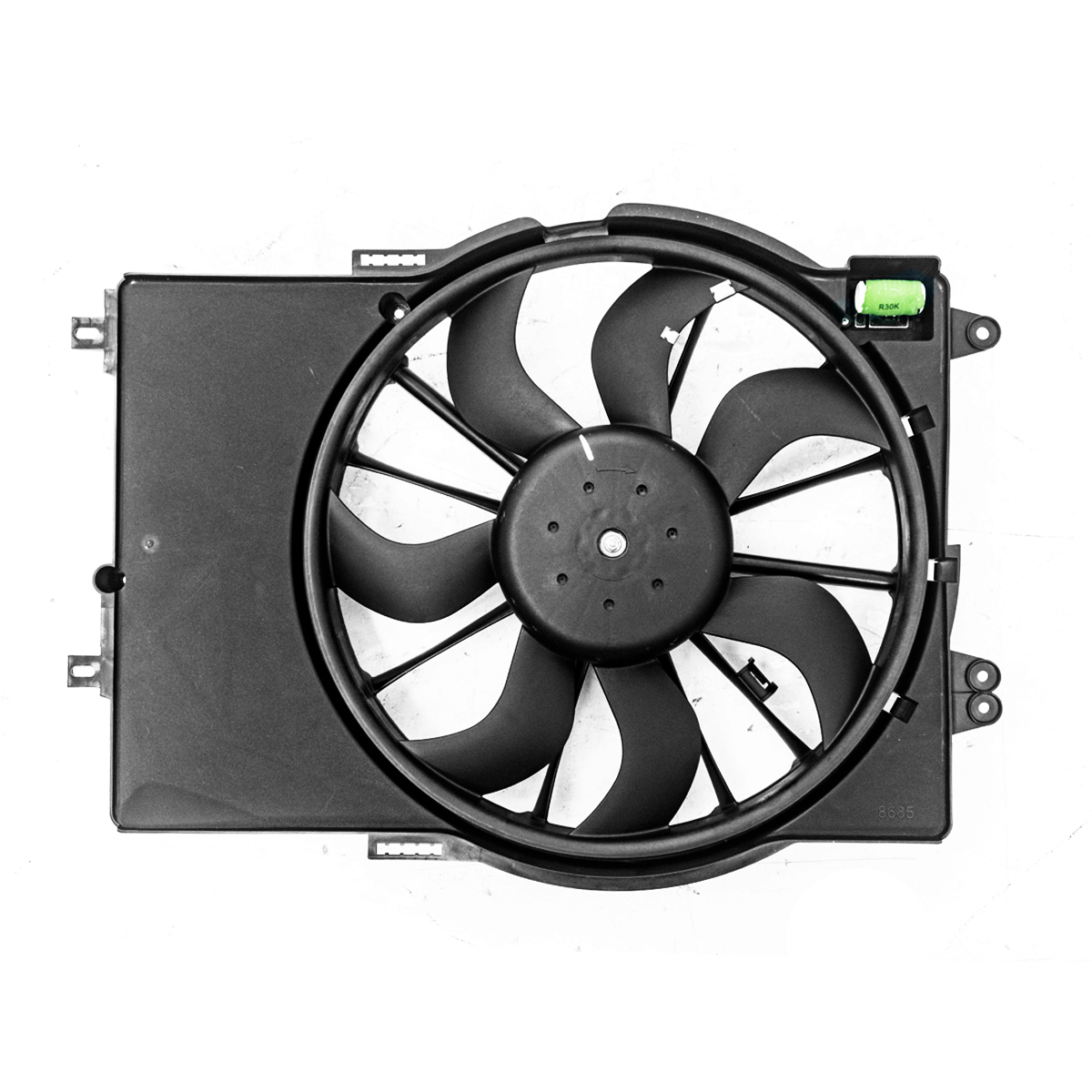 Electroventiladores Punto 2007-2015 1.4 8 V con Resistencia con Encauzador