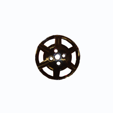 Tazas de Rueda Corsa 08 13" 6 Rayos negra Tc4455N LG020