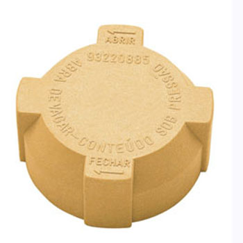 Tapa Bidon Recuperador Agua Corsa / Classic / Agile / Montana / Prisma / Celta / Monza / Vectra T1C Amarilla