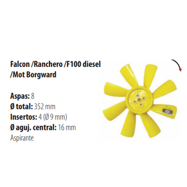 Paletas Pick Up Chev C10 con Motor Borgward 1997