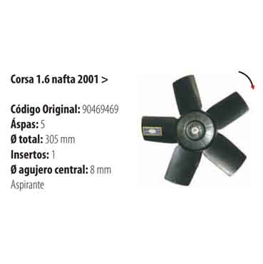 Paletas Corsa 1904 Desde 2001