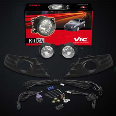 Faro Auxiliares Citroen C4 2007-2013 Kit Completo 2500