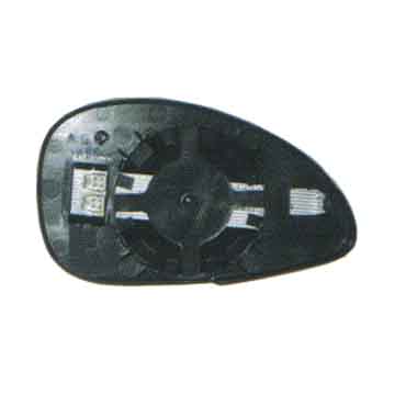 Reparación de Espejo con Base Citroen C4 2007-2013 Asferico Azul con Desemp izquierda