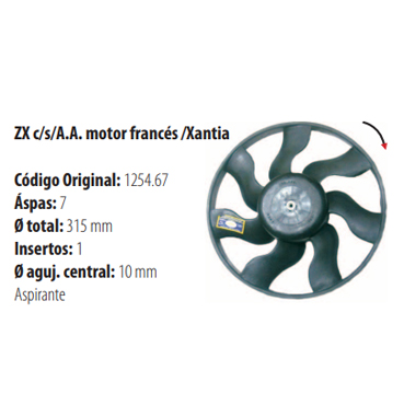 Paletas 306 Naftero y Gasolero con Sin A / C 1884
