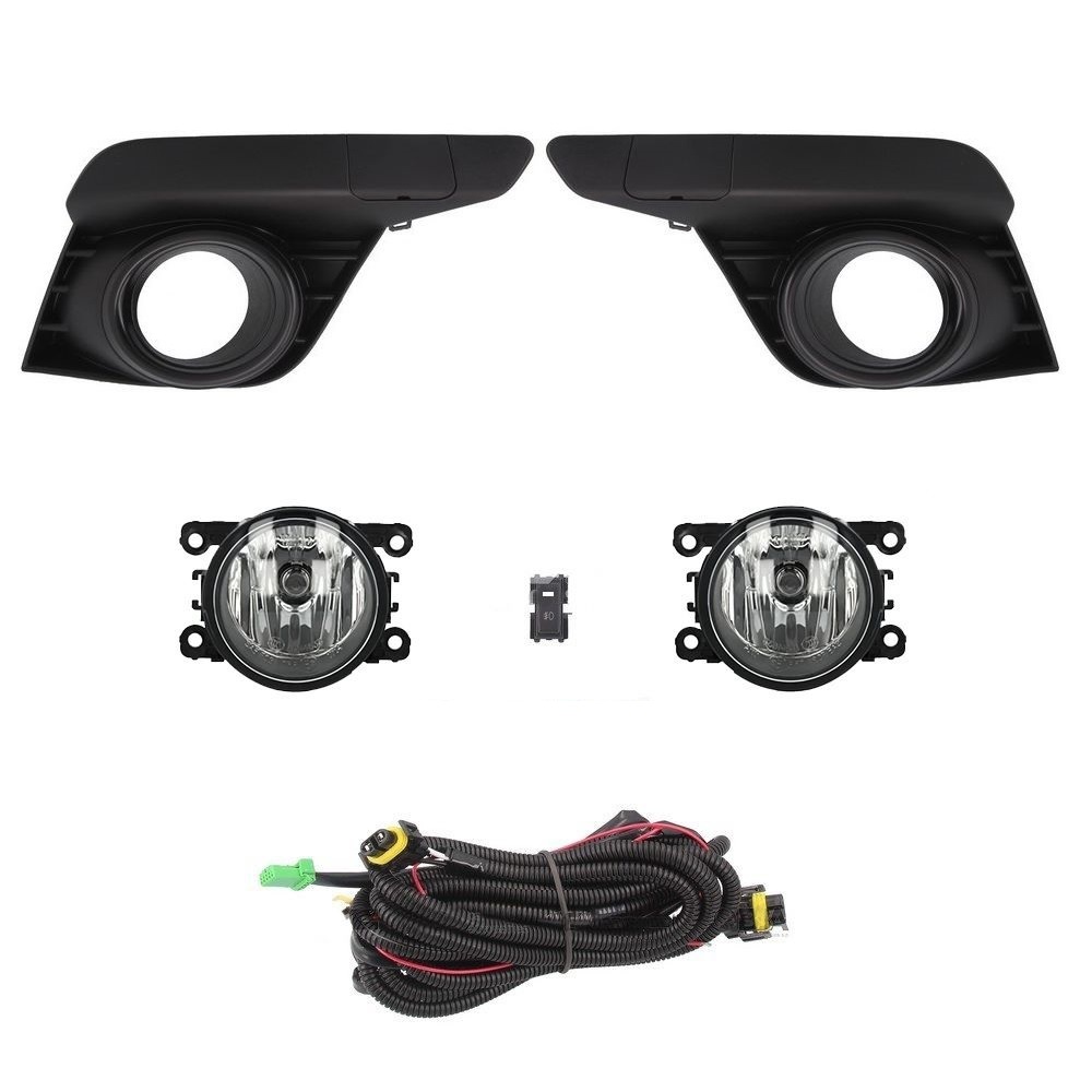 Faro Auxiliares Logan / Sandero Desde 2020 Kit Completo Aro negro