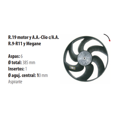 Paletas Renault 19 A / A Clio Ii A / A R 9 / 11 Megane 1923