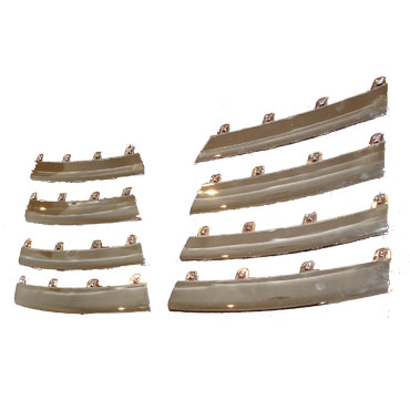 Parrilla para Volkswagen Vento 2006 / 2011 Molduras cromadas 8 Piezas