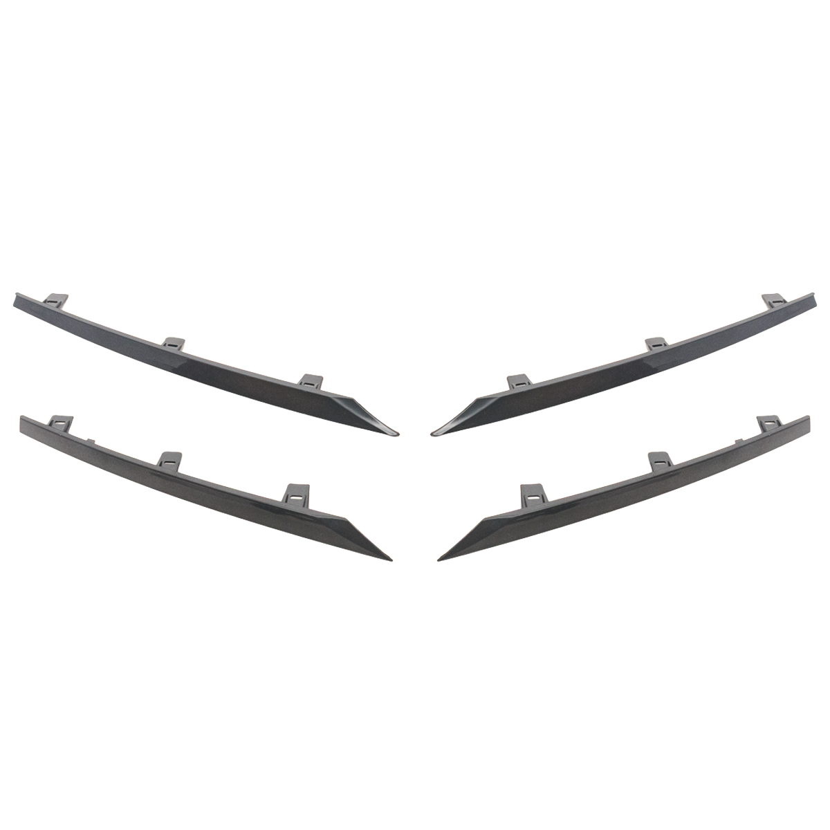 Moldura exterior para Toyota Frente-Cola Corolla 2014 / 2016 Set Molduras negras 4 Unidades