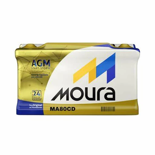 Batería Moura MA80CD 80 Ah AGM 12 V