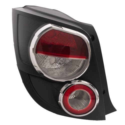 Faro Trasero Izquierdo Chevrolet Sonic 2012 en adelante 5 Ptas Ltz Aro Cromado