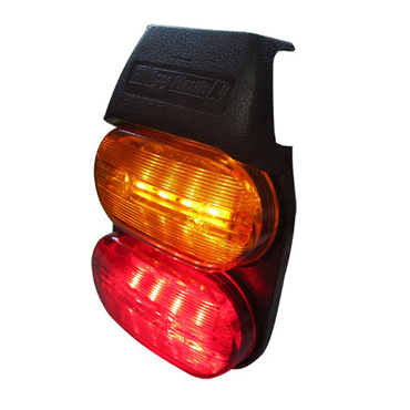 Faro Lateral Flexible LED Ambar/Rojo Bivoltaje AP-402 LED