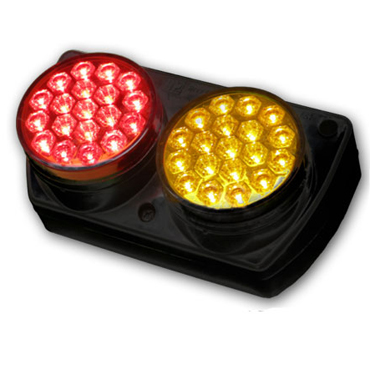 Faro Trasero Doble Rojo/Amarillo LED Bivoltaje AP-732 LED