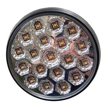 Faro Trasero LED Crist Bivol B/Neg Diam 120 AP-930LED