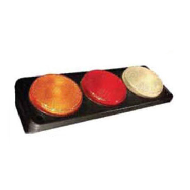 Faro Trasero Triple Red Crist/Rojo/Amb S/Vent AP-933