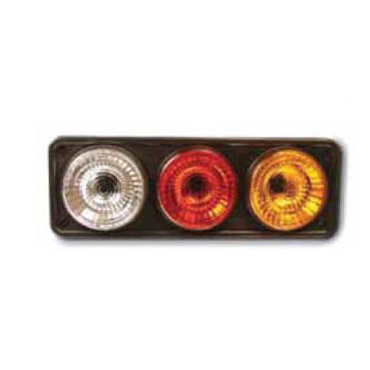 Faro Trasero Trasero Triple Red. Roj/Amb/Cris S/Vent AP-9 1933 en adelante 5