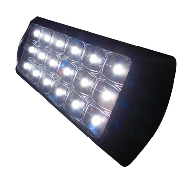 Plafón Interior 18 LEDs 12V / 24V AP-18 180 x 80 mm Goma Negra