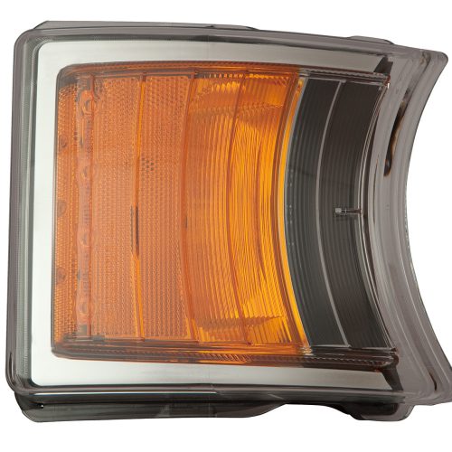Faro de Giro BMW Serie 5/6 2009 en adelante Ambar C/Led Borde Cromado