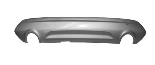 Spoiler para Ford Kuga 2013/2019 trasero inferior