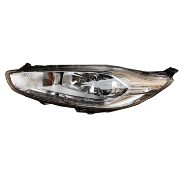 01-026-336.jpg Óptica para Ford Fiesta Kinetic 2017/2019 izquierda Brasil fondo cromado con lupa con LED