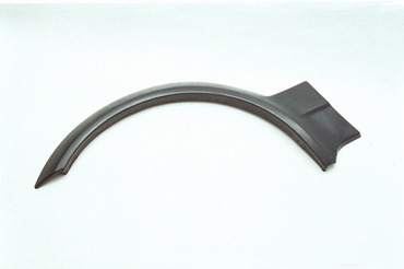 02-024-080.jpg Moldura lateral autoadhesiva para Fiat Spazio 1992 guardabarro delantero negro derecho