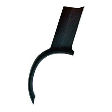 02-024-084.jpg Moldura lateral autoadhesiva para Fiat Spazio 1992 guardabarro trasero negro derecho
