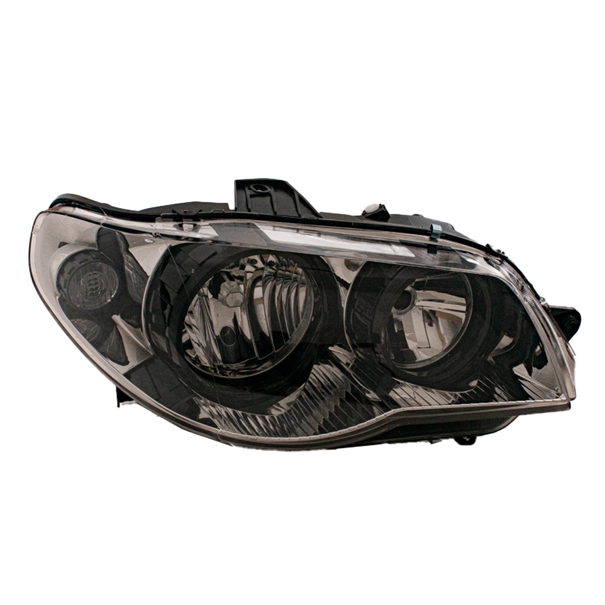 Óptica para Fiat Palio/Siena 1.8 desde 2004 derecha F/Crom aro negro 888NE