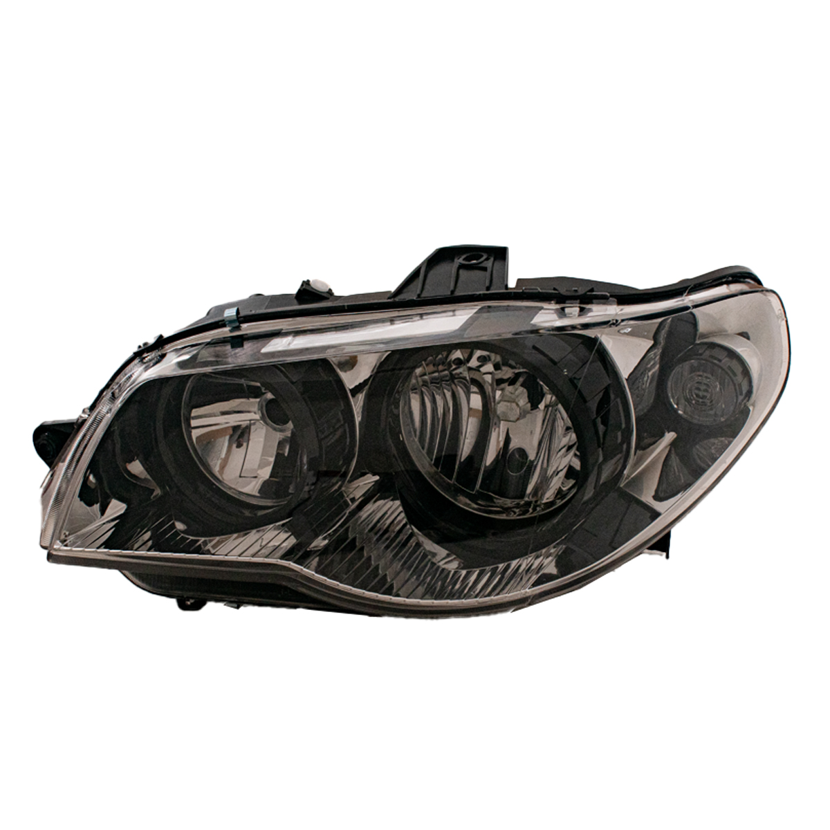 Óptica para Fiat Palio/Siena 1.8 desde 2004 izquierda F/Crom aro negro 888NE
