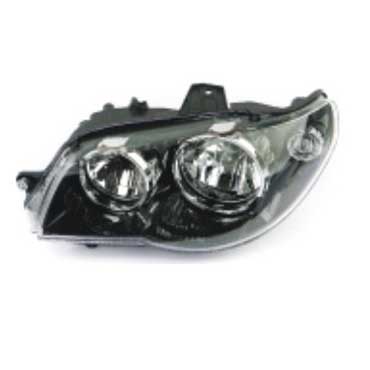Óptica para Fiat Palio/Siena 1.8 desde 2004 izquierda fondo negro aro Crom 889CR