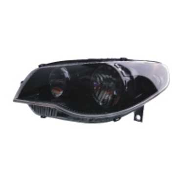 Óptica para Fiat Palio/Siena 1.8 desde 2004 derecha fondo negro aro negro 889NE
