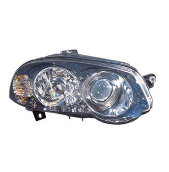 Óptica para Fiat Strada Adventure desde 2009 derecha fondo negro aro Crom