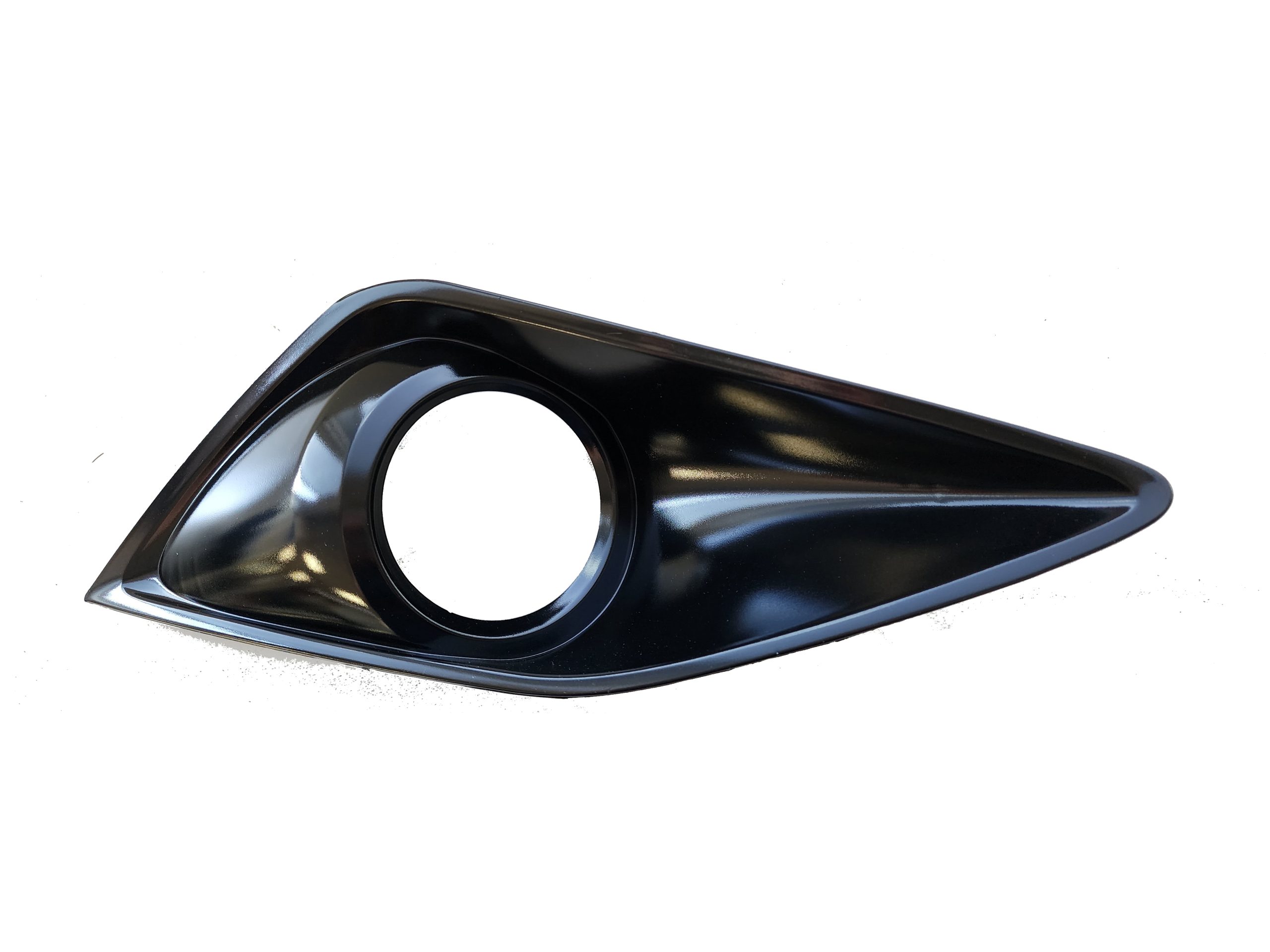 Grilla lateral de paragolpe para Fiat Cronos 2018/2024 delantero para faro negro brillante izquierdo
