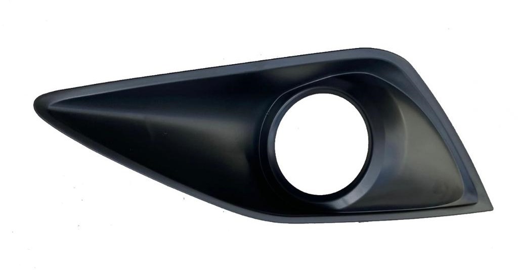 02-028-125.jpg Grilla lateral de paragolpe para Fiat Cronos 2018/2024 delantero para faro negro mate izquierdo