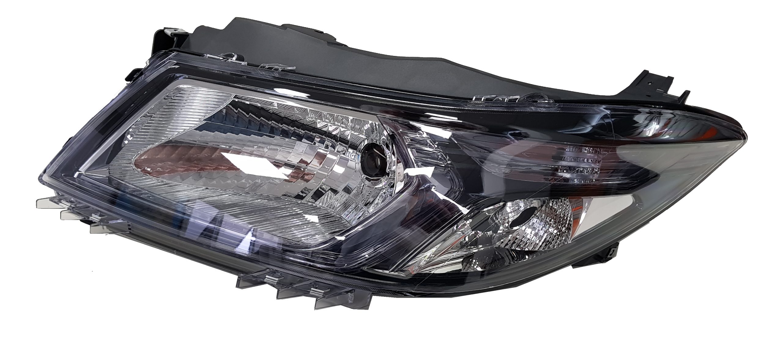 03-026-284.jpg Óptica para Chevrolet Onix/Prisma 2015/2016 izquierda C/Mold negra manual