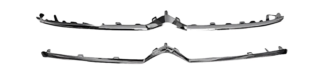 04-023-104.jpg Moldura de frente y cola para Citroën C3 desde 2023 parrilla cromadas superior e inferior
