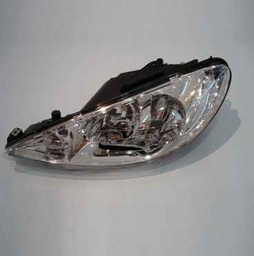 04-026-098.jpg Óptica para Peugeot 206 desde 1999 izquierda Gti biparábola vidrio liso