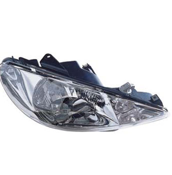 04-026-195.jpg Óptica para Peugeot 206 desde 2004 derecha Monoparabola vidrio liso