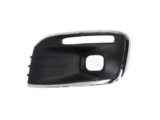 04-028-137.jpg Grilla lateral de paragolpe para Citroën C-Elysée desde 2017 con vira cromado para faro izquierdo