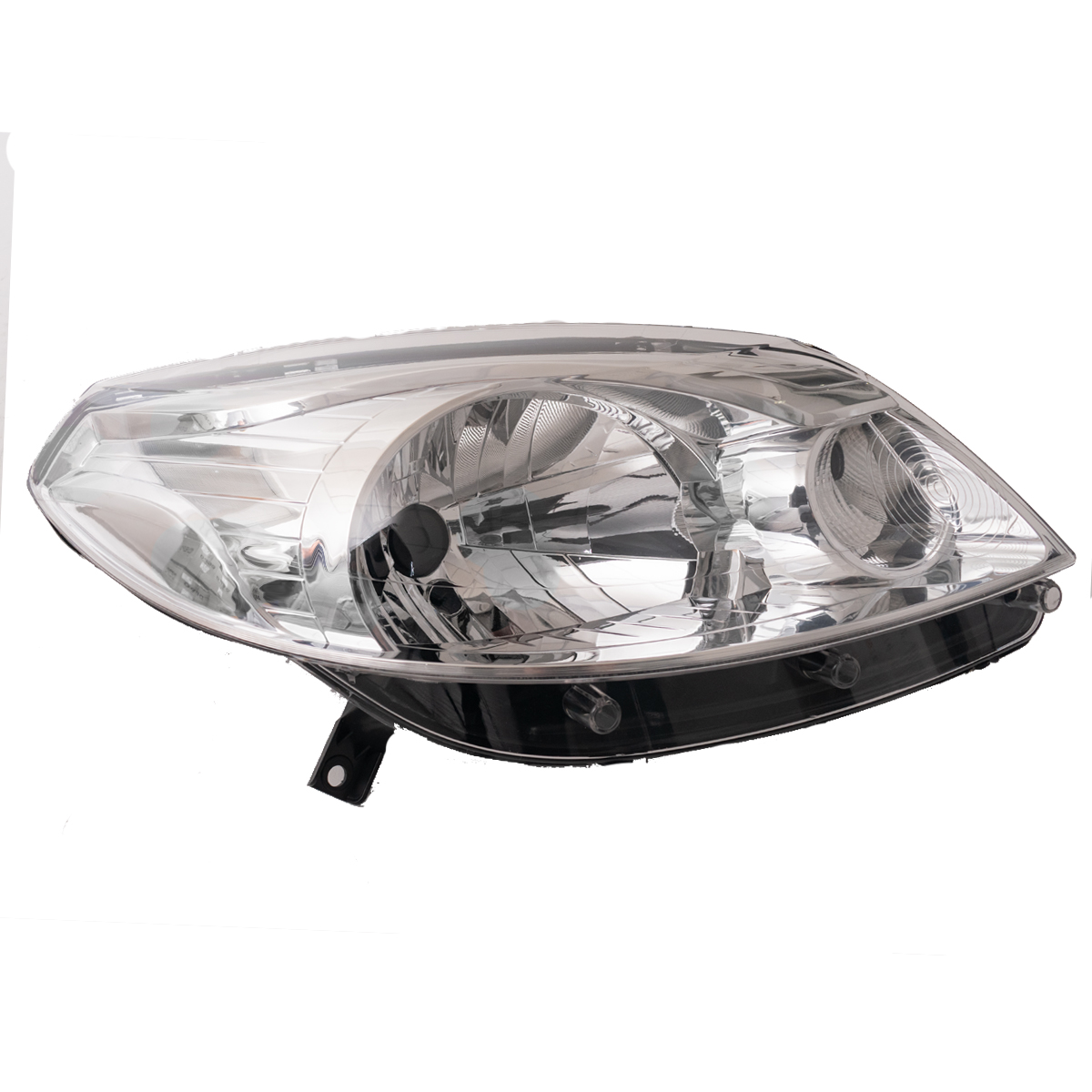 Óptica para Renault Sandero 2012/2014 derecha fondo cromado