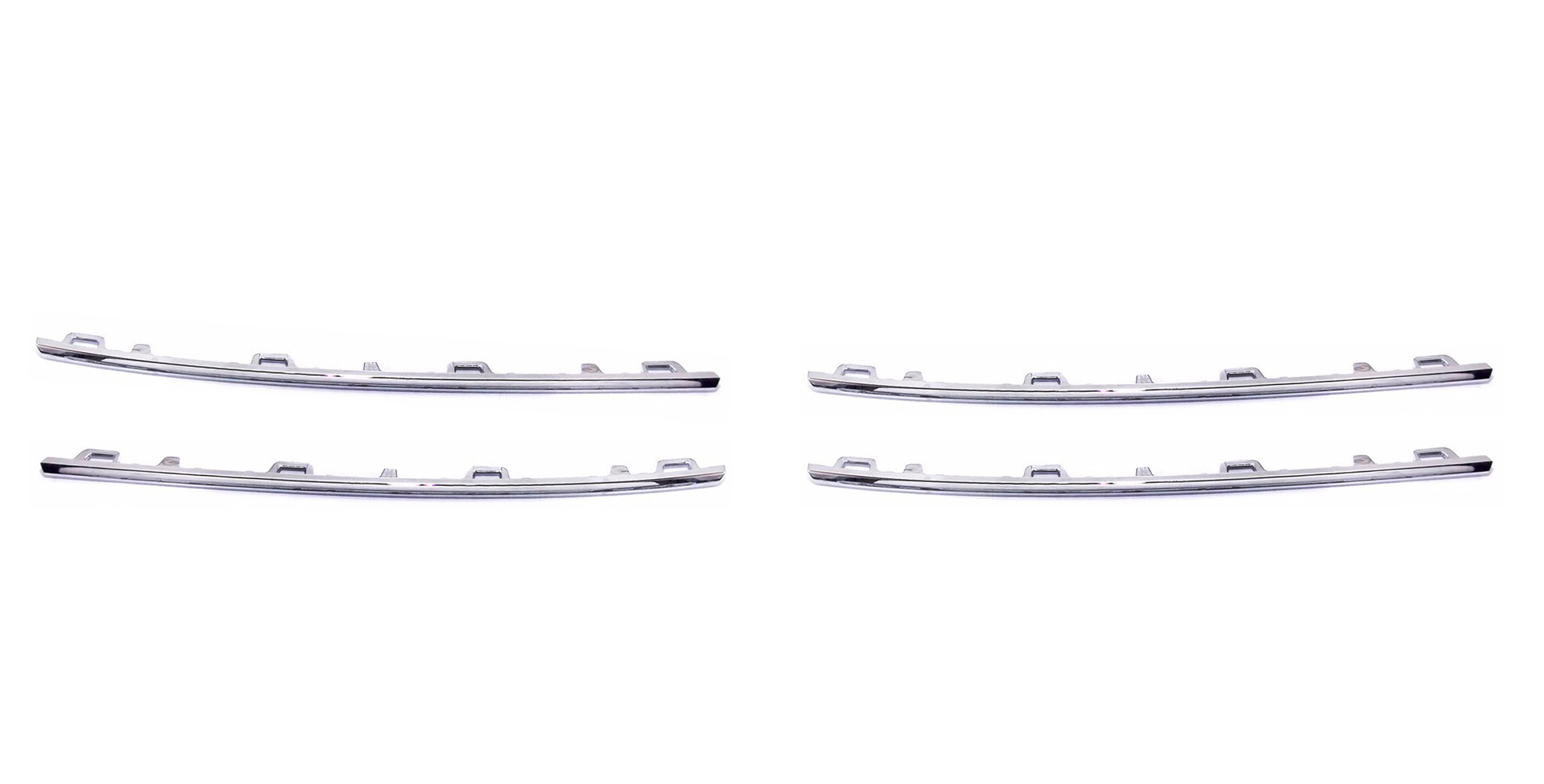 Moldura de frente y cola para Volkswagen Amarok 2010/2016 adorno parrilla cromado juego