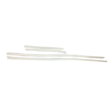 06-024-177.jpg Moldura lateral autoadhesiva para Volkswagen Gol fox 2010/2019 trend desde 2013 3 puertas fina para pintar juego