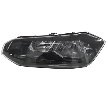 06-026-401.jpg Óptica para Volkswagen Polo 2018/2022 izquierda Virtus Vira negra T/Arteb