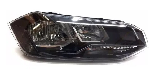 06-026-418.jpg Óptica para Volkswagen Polo 2018/2022 derecha Virtus Vira negra T/Arteb