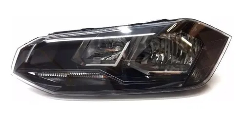 06-026-419.jpg Óptica para Volkswagen Polo 2018/2022 izquierda Virtus Vira negra T/Arteb